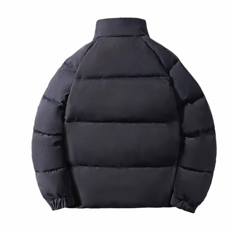 High Quality Men's Winter Down Jacket New Cotton Padded Light Winter Coat with Zipper Closure - Image 4