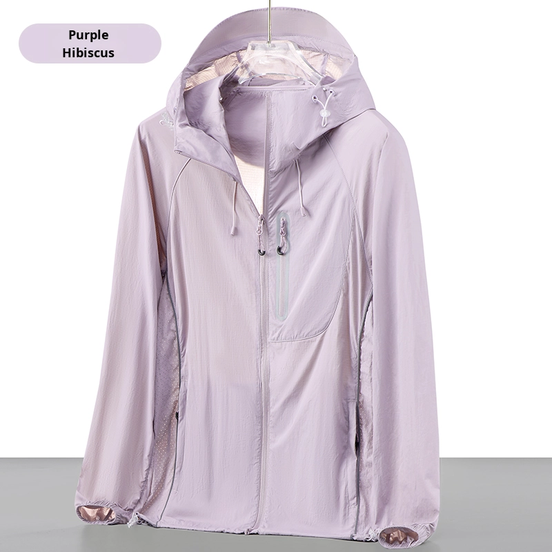 Quick-Drying Summer Outdoor Cycling Clothing Two-Open Ice Silk Protective Skin Clothing for Men Women Sun Protection Clothing - Image 4