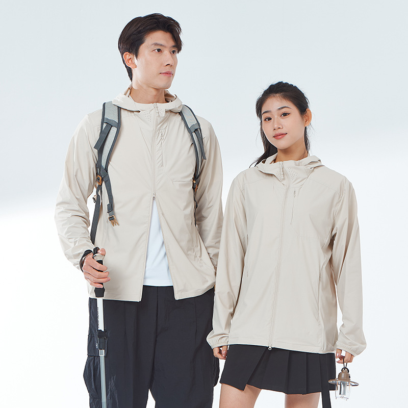 New Summer Outdoor Ultra-Thin Quick-Dry Jackets for Men Women Sun Protection Suit UV Breathable Cool Solid Zipper XL Nylon - Image 6