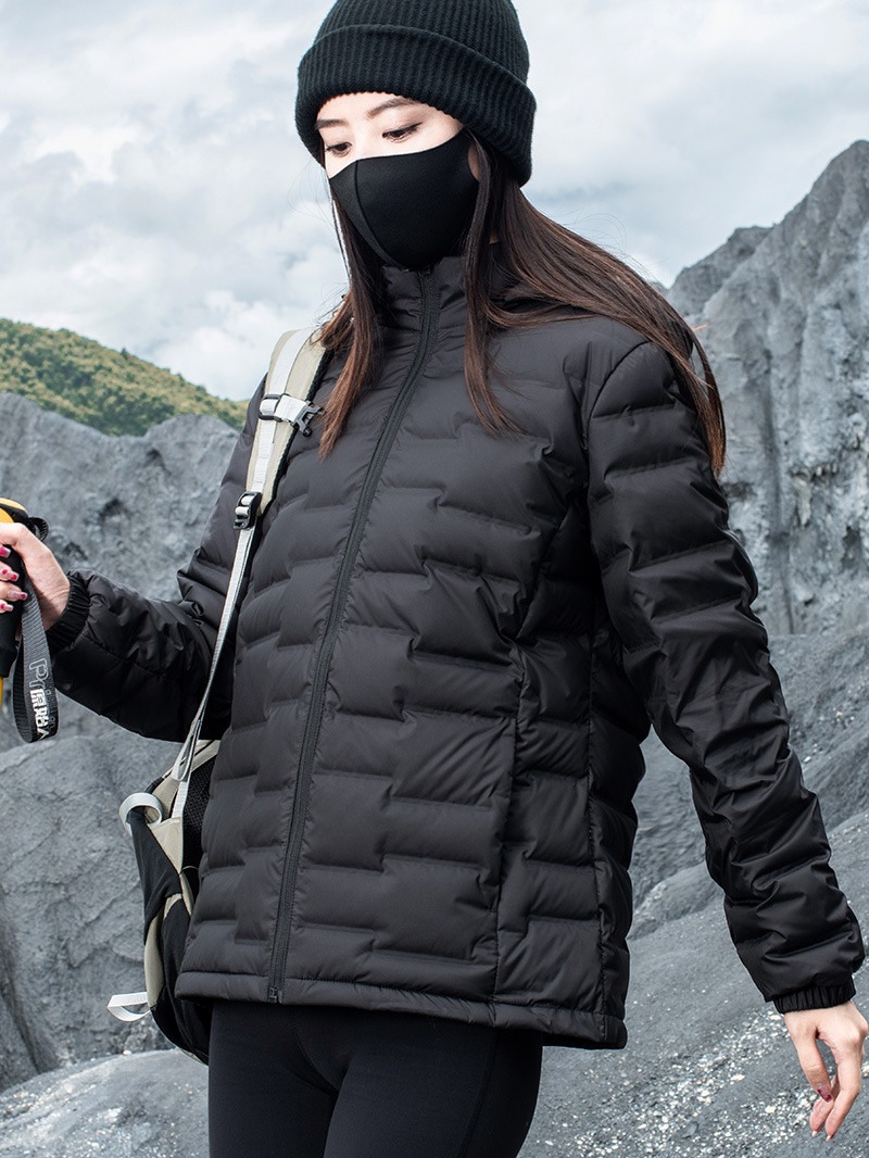 Women's Lightweight Graphene 24 New PC Material Hooded Trench Cold-Proof Warm Winter Sports Jacket Men's down Outerwear - Image 3