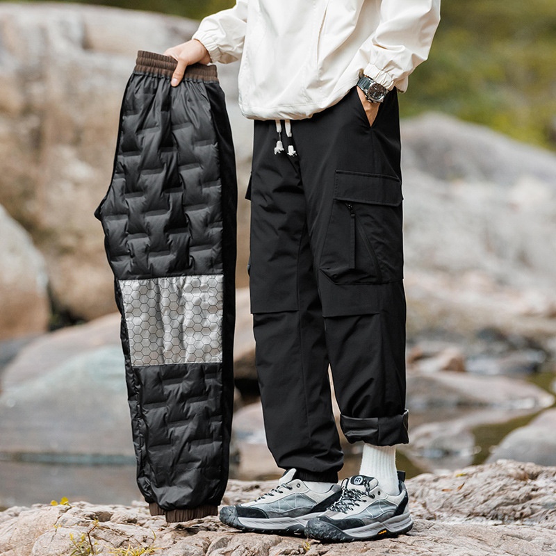 Best Selling Men's Winter Jogger Pants New Arrival Straight-Leg Workwear Three-Proof Oil-Anti Fouling Casual Functional Fabric - Image 3