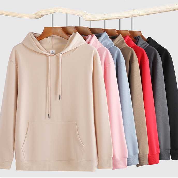 OEM Hooded Pullover Cotton Sweatshirt 320g Thickened Jacket Men Women Print Spring Autumn Winter-Woven Fabric Puff Technics - Image 2