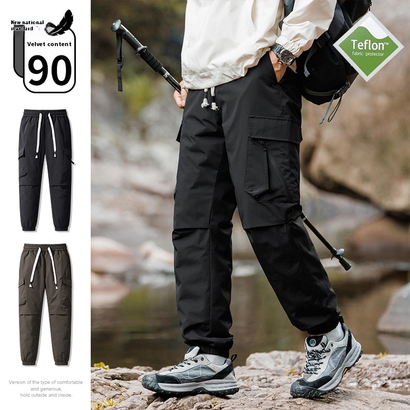 Best Selling Men's Winter Jogger Pants New Arrival Straight-Leg Workwear Three-Proof Oil-Anti Fouling Casual Functional Fabric - Image 6