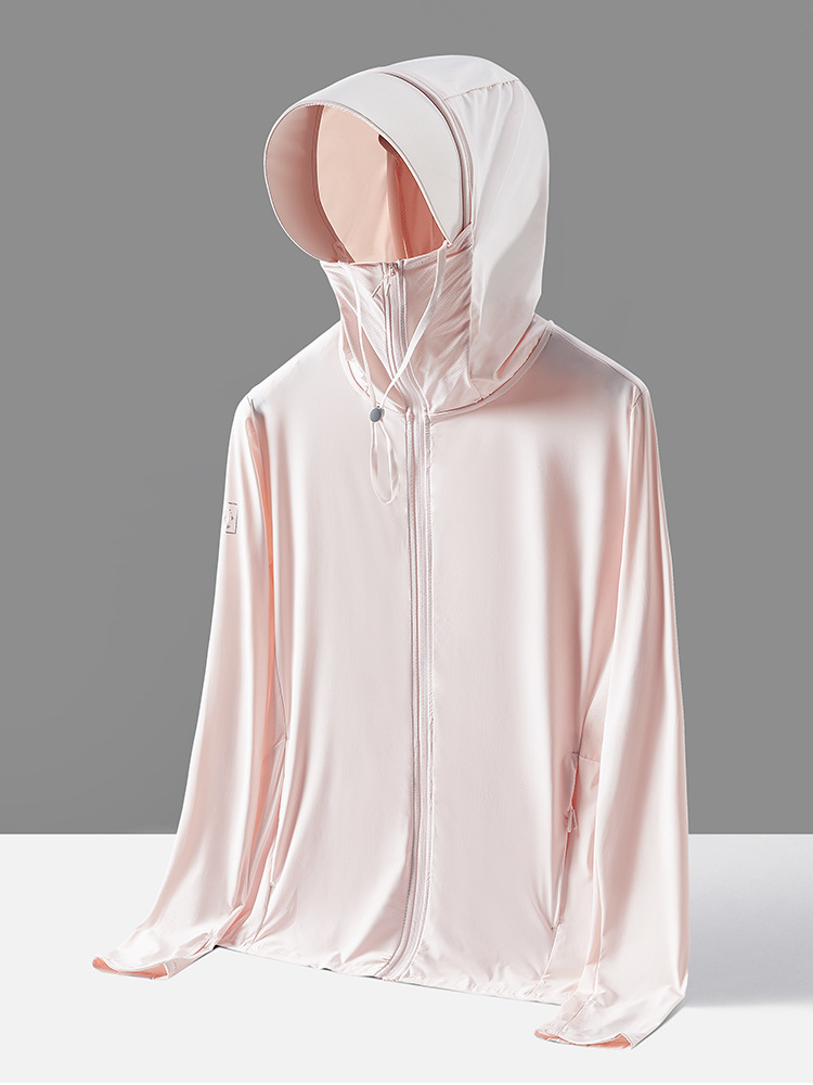 Unisex Outdoor Ultraviolet Protection Rash Guard with Detachable Large Hat Brim Thin Breathable Fishing Clothing for Adults - Image 4