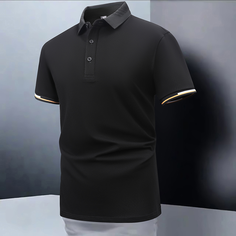 High Quality Pure Cotton Summer Business Polo Shirt Simple Casual Design Solid Color Short Loose Fit Breathable-for Teams XL - Image 4