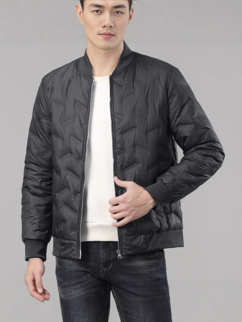 Men's Famous Brand High Visibility Orange Snow Hooded down Jacket Durable Trench Outerwear with down Fill - Image 5