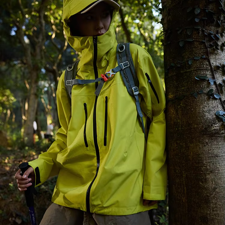 2024 Unisex Hard Shell Jacket Autumn Winter Windproof Rainproof Mountaineering Suit Zipper Solid Home Bird Pattern Cotton Plus - Image 2