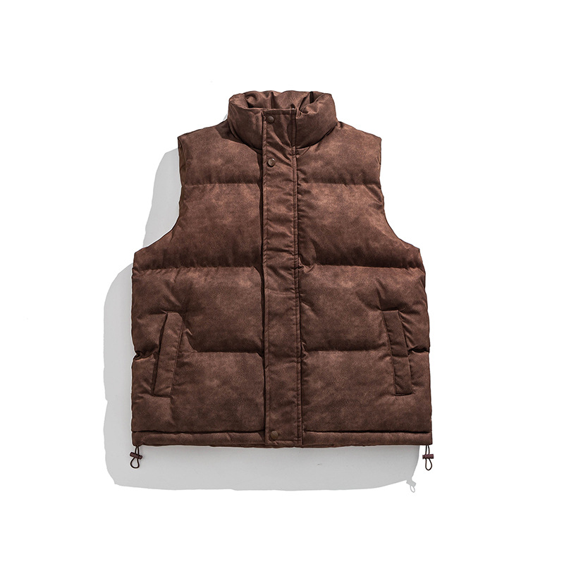 Autumn Winter Thickened Cotton Waistcoat for Men Women Casual down Filled Outer Wear Warm Heated Breathable Vests Waistcoats - Image 4