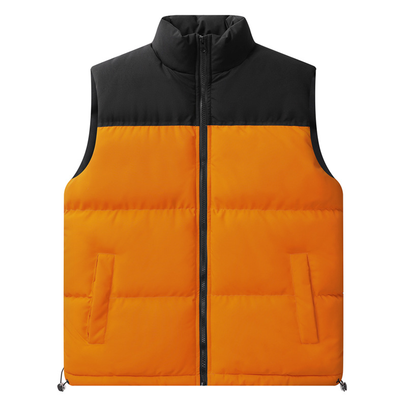 Men's Casual Winter Outerwear with Zipper Mandarin Collar Logo Decoration 3D Pattern Lightweight for Autumn Use - Image 4