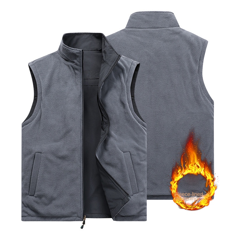 Luxury Men's Tactical Pants Casual Canvas Autumn Reflective Harness Zipper Closure Men's Waistcoats for Hunting Work Femme Veste - Image 4