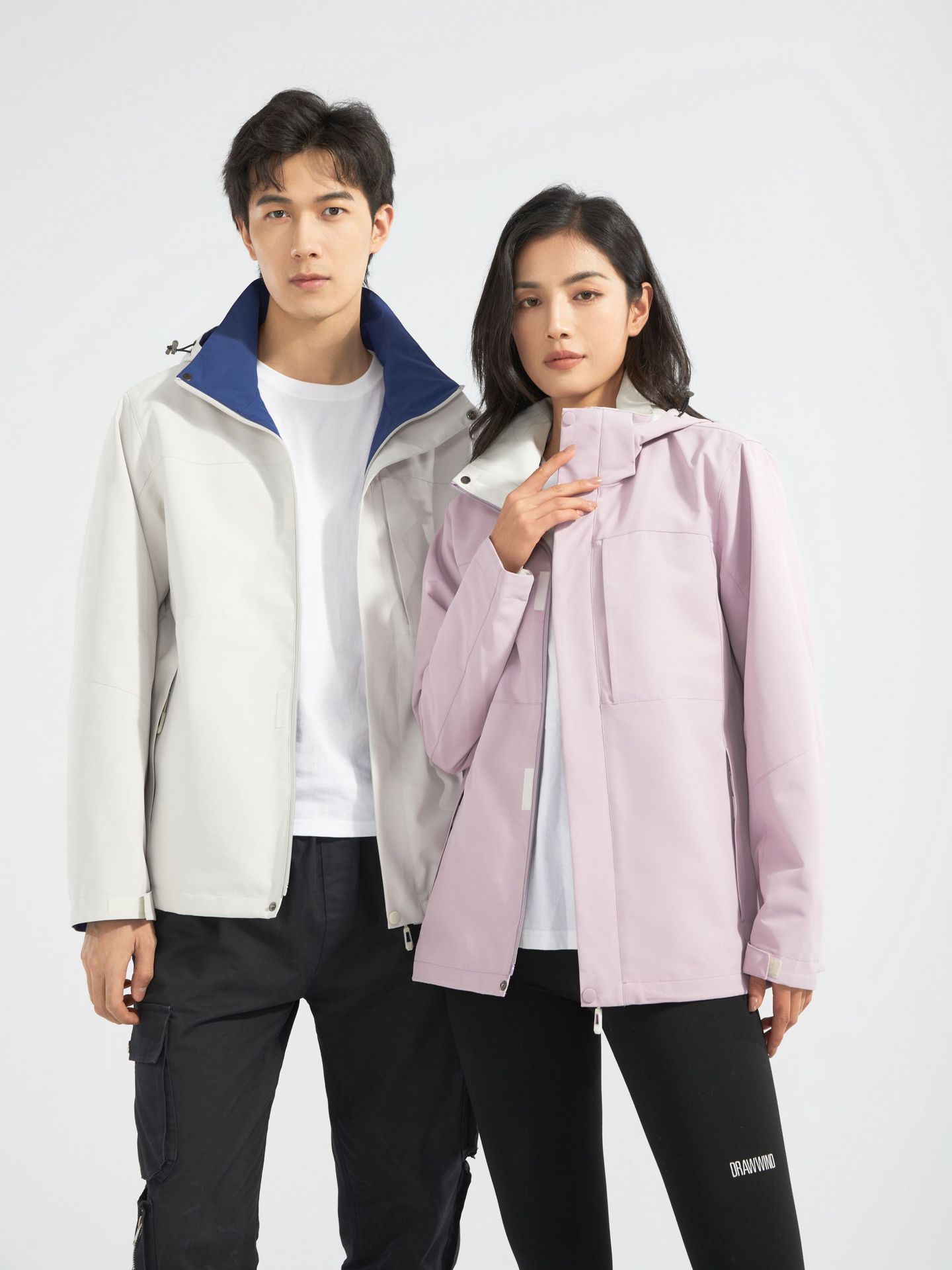 Unisex Spring Autumn Outdoor Single-Layer Jacket Men's Women's New Design Waterproof Breathable Zipper Travel Mountaineering - Image 4